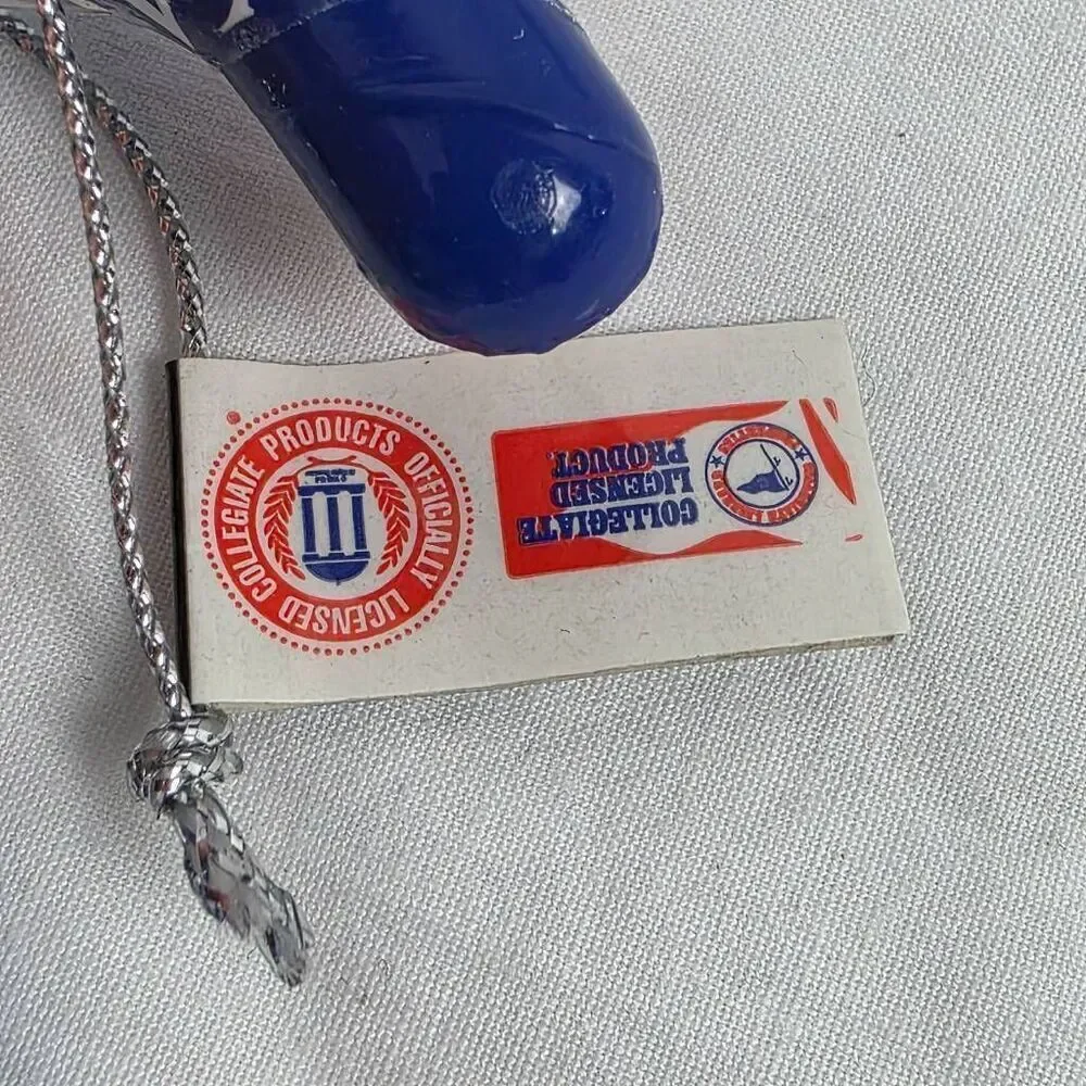 Kansas Jayhawks KU Candy Cane Ornament Licensed NCAA